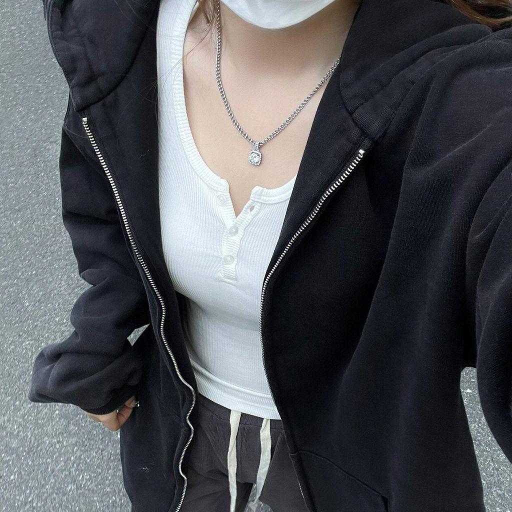 2023 Women's Oversized Hooded Cardigan Sweatshirt: Spring/Autumn & Winter-Ready Plush Velvet