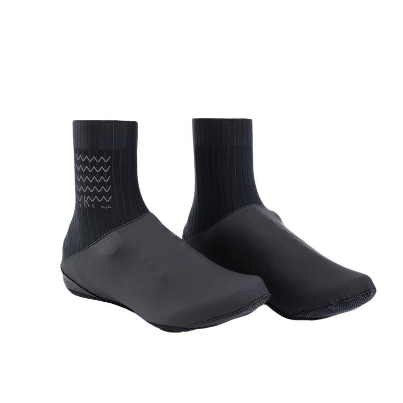 

YKYWBIKE Windproof Water-Repellent Cycling Shoe Covers: Aerodynamic, Lightweight, Elastic, Wear-Resistant, Non-Slip M