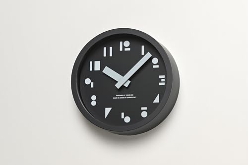 Lemnos Analog Wall Clock, M,S,S. Black, SYO25-10 BK