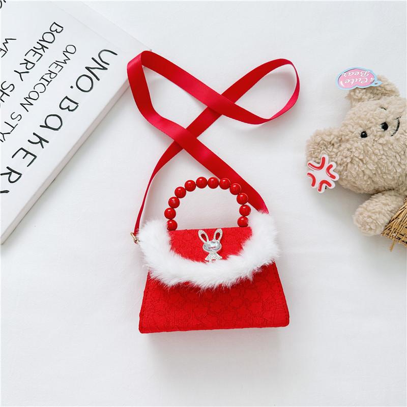 Adorable Red Princess Bag For Girls Featuring Fun Plaid Bow Design Perfect For Preschool