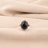 Black Tourmaline Gemstone 925 Sterling Silver Jewelry Handmade Ring For Occasion RR-9-33