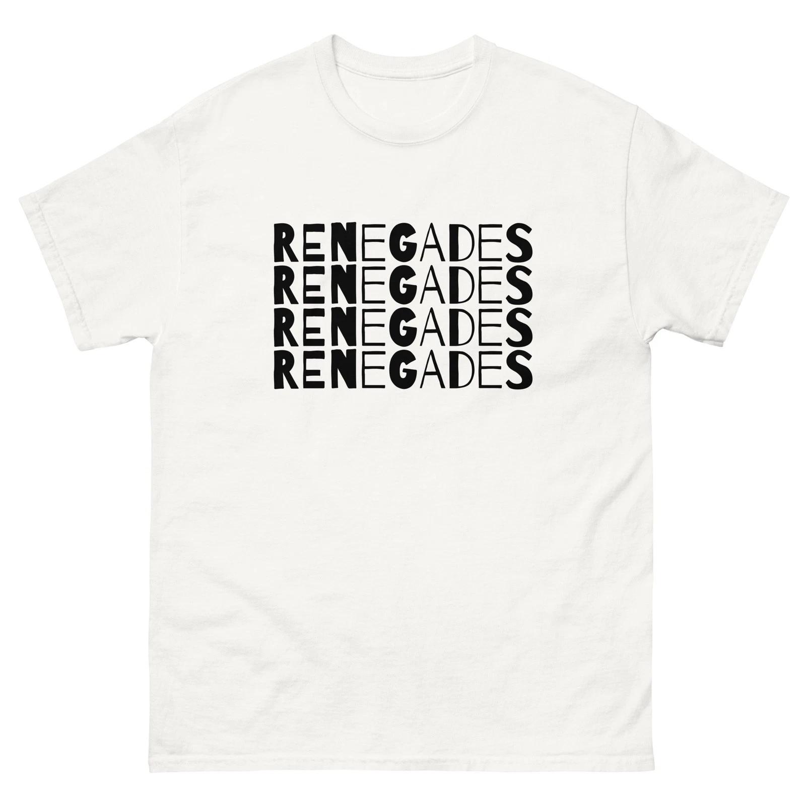 Renegades Bad Ass Sci Fi Superhero Unisex classic cotton white tee shirt t-shirt XL