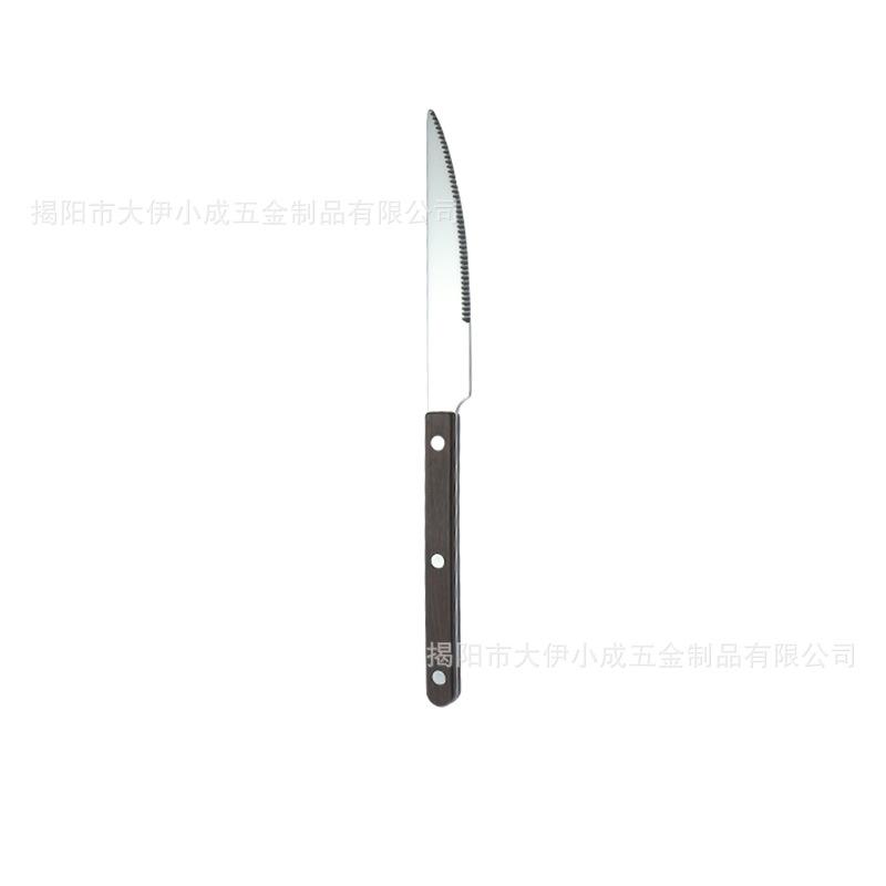 304 Edelstahl Western Restaurant Geschirrset Haushalt Klemgriff Messer Gabel Löffelgriff Marmor Buttermesser Dessertlöffel