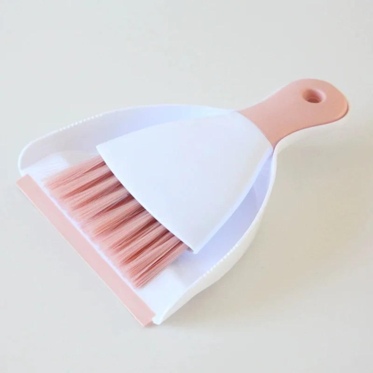 

Мини Бытовой Ручной Настольный Уборка Совок для Мусора Совок Пыль Ручные Подметальные Машины розовый