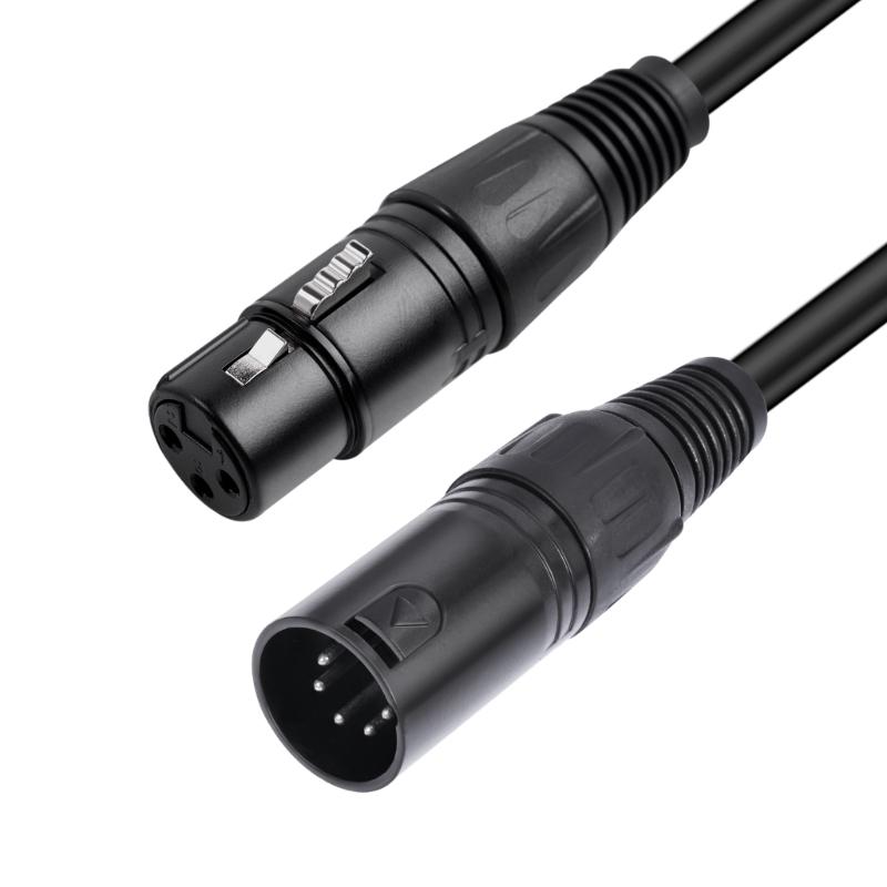 5Pin To 3Pin Auditory Conversion Connection Cable For Professional Auditory And Lighting Equipment, 12Inches