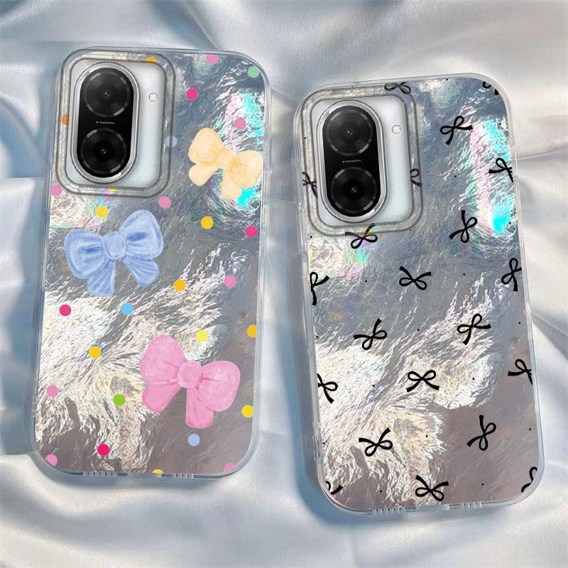 Cute Colorful Bow Heart Girls Case For Xiaomi Redmi Note 14 Pro 14C 13C 10 9A 9C 13 12 11 10S 9 8 Plus A5 A4 A3 A2 A1 Cover