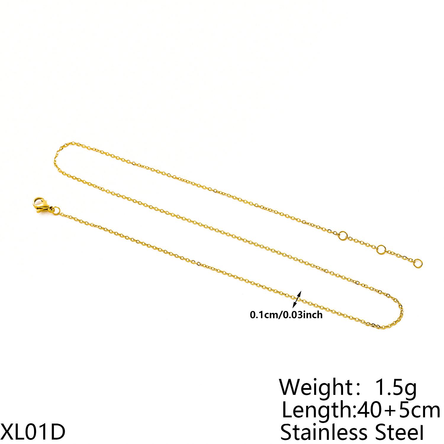 

CARLIDANA Dainty Gold Color Layered Chain Women Non Tarnish Ladies Stainless Steel Beads Chain Necklace Jewelry
