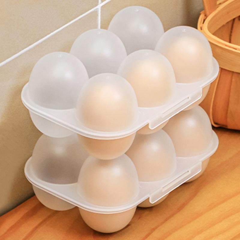 1PCS Egg Refrigerator Storage Box Outdoor Shockproof Egg Box Storage Box Portable Camping Picnic Travel Anti-Shattered Egg Tray