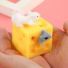 Cheese Mouse Squeeze Toy Relieve Stress And Anxiety Autism Sensory Fidget Kids Antiestrs Juguetes Cumpleaños Invitados Niños
