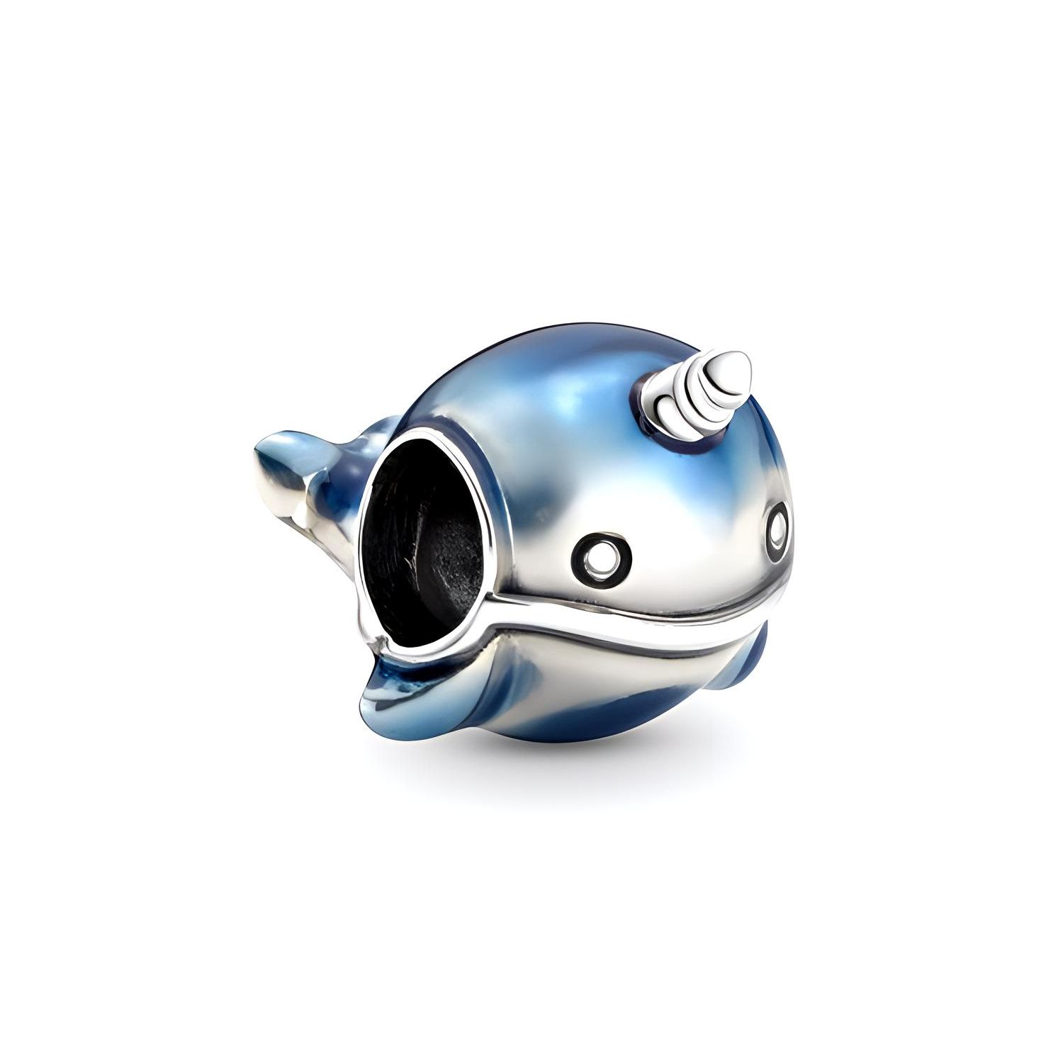 Pandora Shimmering Unicorn Whale Charm Women Jewelry Blue 798965C01 Blue,F