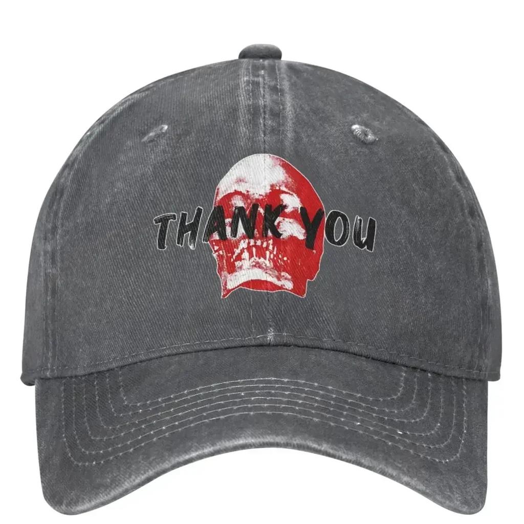 Depeche Mode Danke Totenkopf Rockband Baseballkappen Merch Für Unisex Retro Used Gewaschene Hüte Kappe Papa Hut Verstellbar