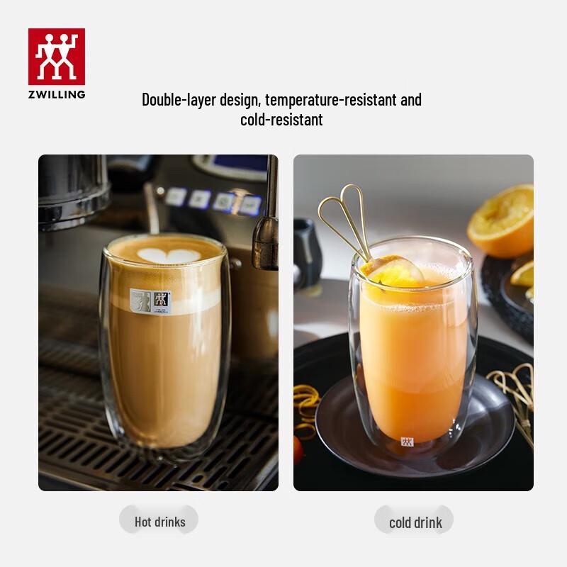 ZWILLING Double-Wall Insulated Glass Mugs