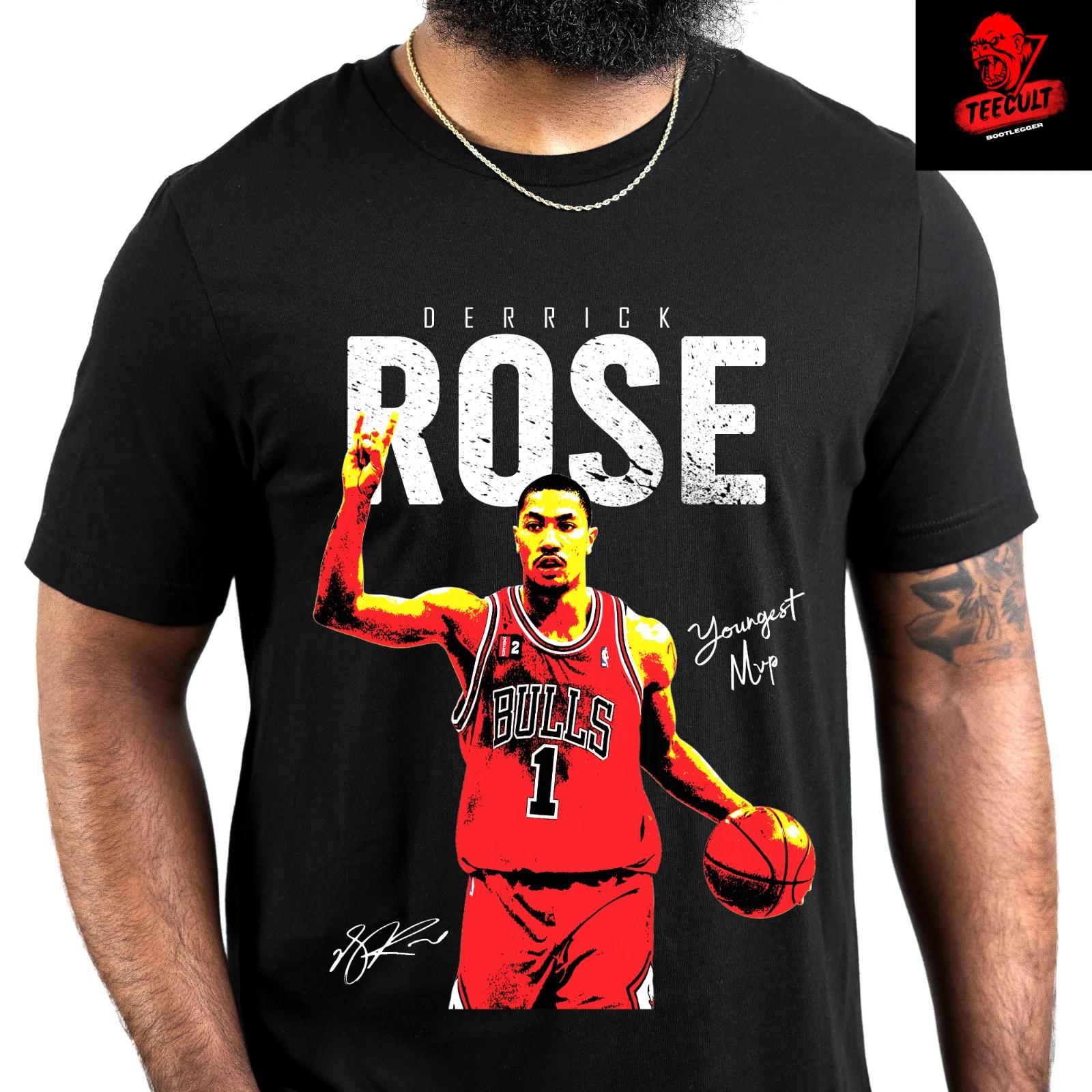 Men s and Women s T-shirts Derrick Rose MVP Premium NBA L