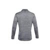 Under Armour Logo Print Square Neck Long Sleeve Polo Shirt Herren Polohemden Grau 1361610-035