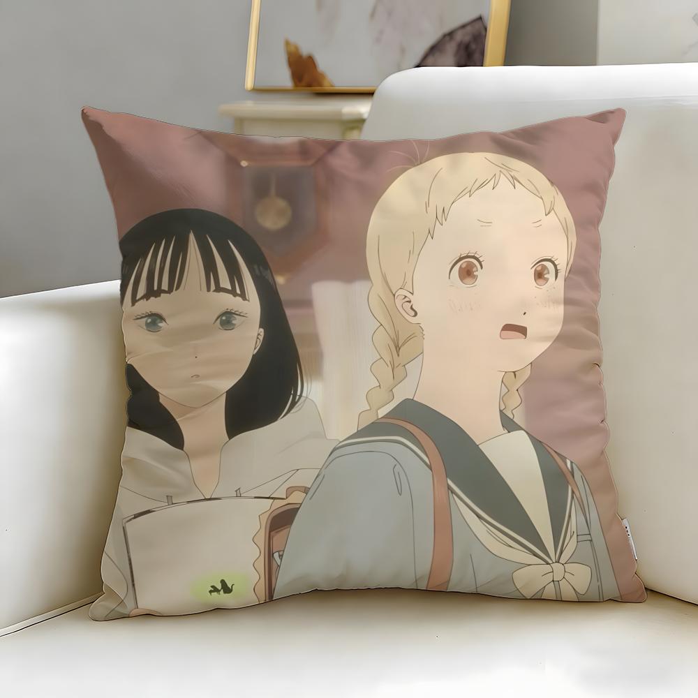 

popular anime The Colors Within Cushion Cover Soft EasyWash Pillow Case Versatile for Couch Bed Travel and Office 30X30cm