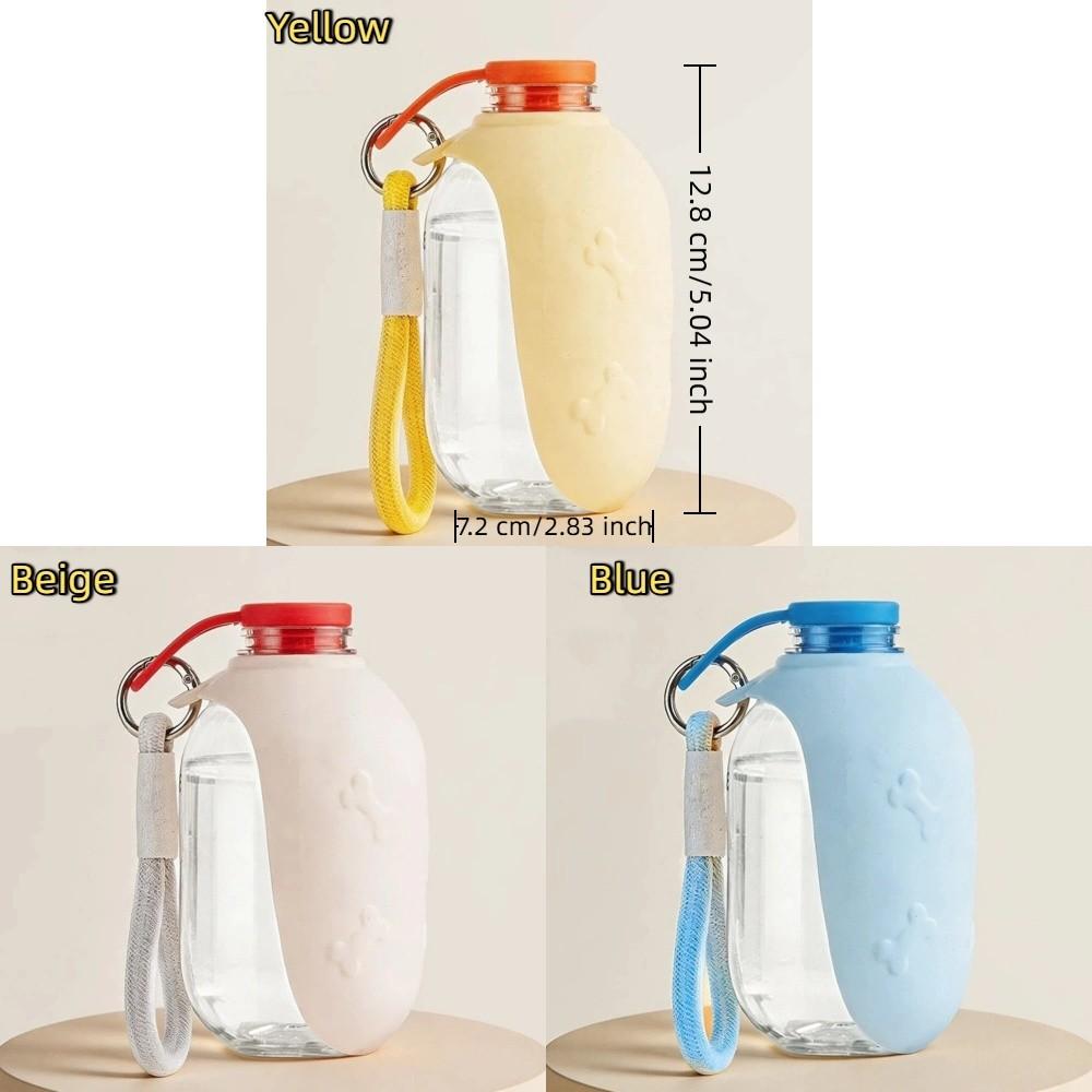 300 ML Portable Dog Drinking Cup 2-in-1 Pet Water Dispenser Foldable Pet Water Bottle  Hiking