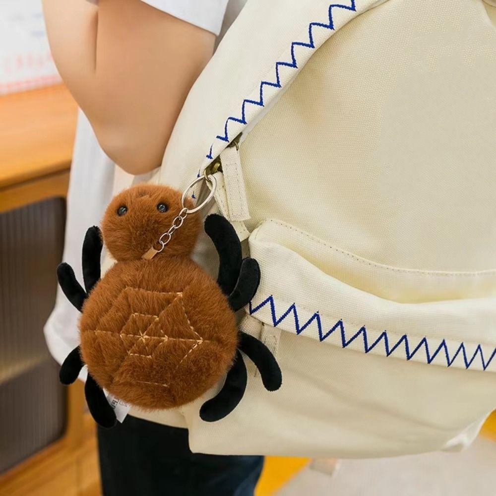 Breloc Păpușă Insectă Păianjen Mic Animal de Pluș Melc Albină Inel Chei Jucărie de Pluș Insectă Cadou de Ziua de Naștere