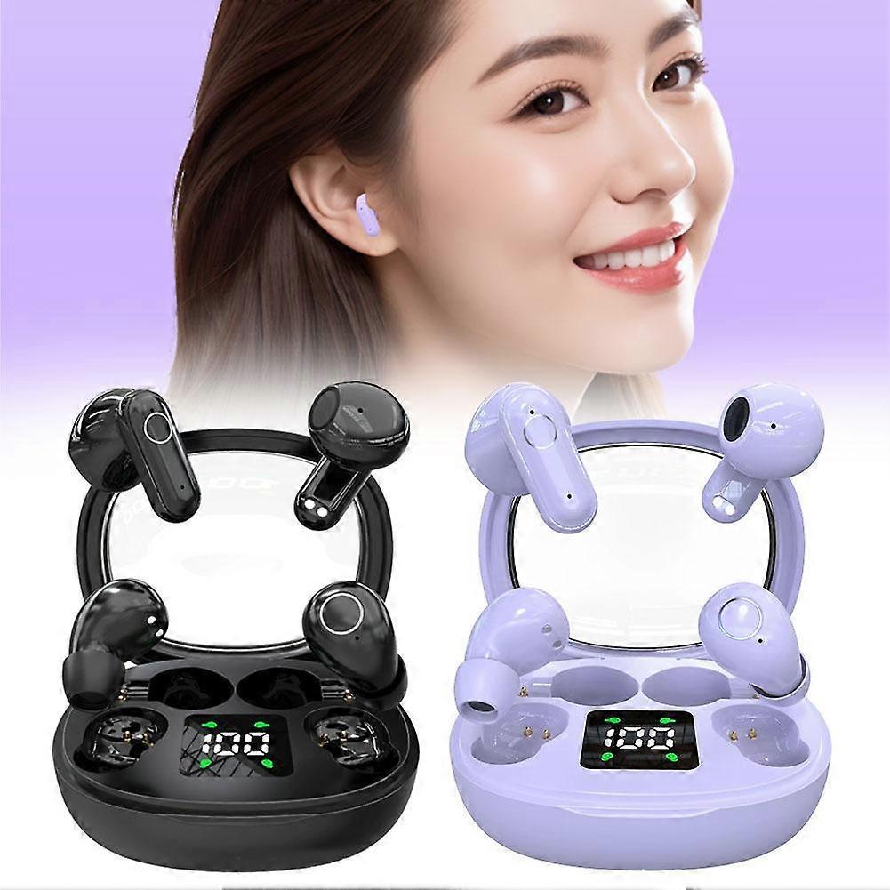 2026 Ultra Mini 2-Pack Bluetooth Earbuds, Mini Sleep In-Ear Earbuds