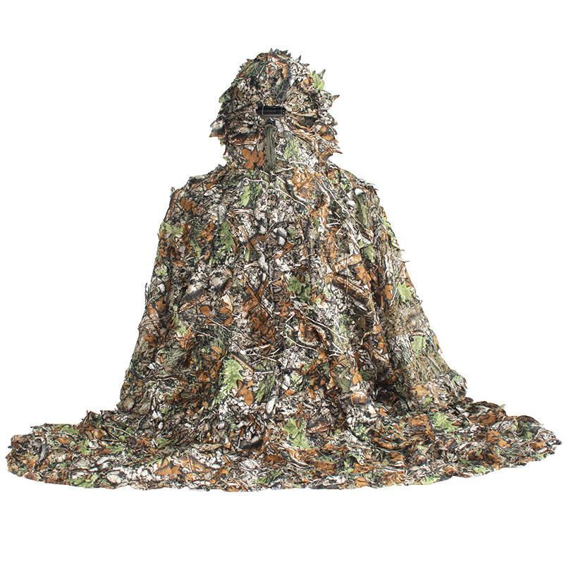WEZHO 3D Leaf Hunting Ghillie Camouflage Cloak