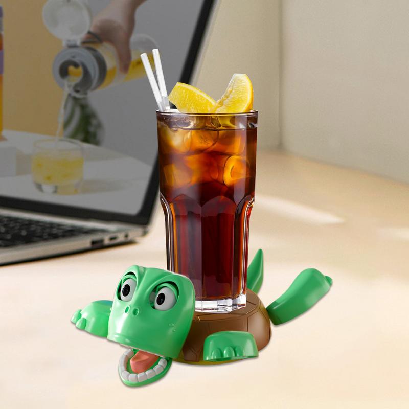 Panikschildkröte Untersetzer Kreative Tassenmatte Isolierpad Heim/Büro Dekorative Tassenunterlage Becherhalter Mit Lustigem Ausdruck