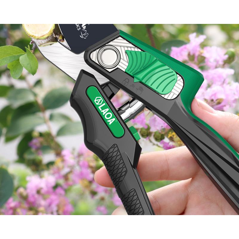Gardening Scissors Straight Scissors Extended 10 Inches Cutting Tools Saving Labor Multifunction SK5 Orchard Pruning Shears