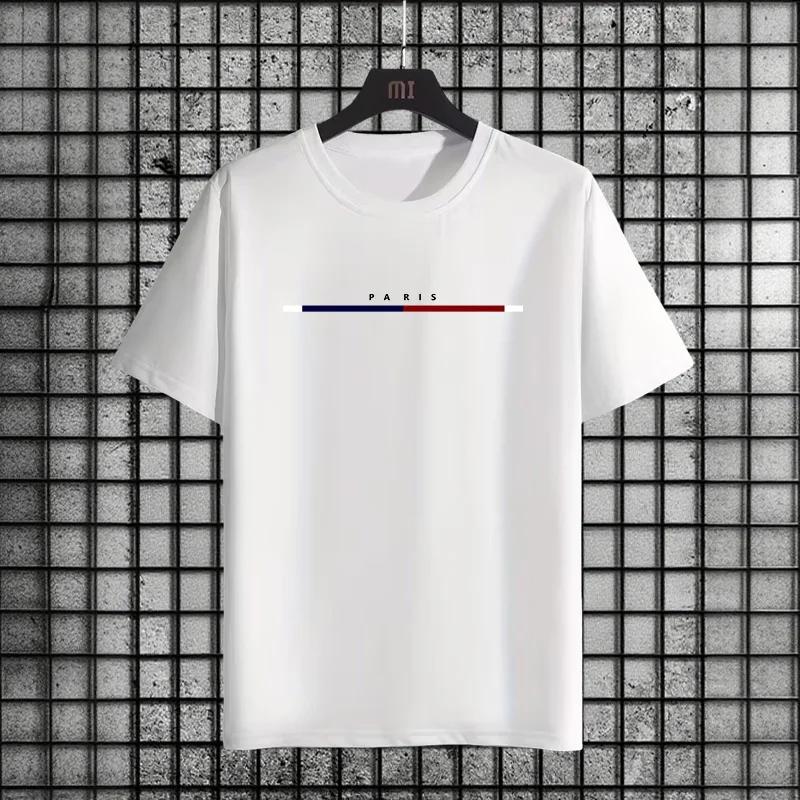 Men Street Style TShirt 2025 Fashion Print Tee Urban Culture Comfortable Cotton Blend Summer Male Home Outdoor Comfort Cool Top
