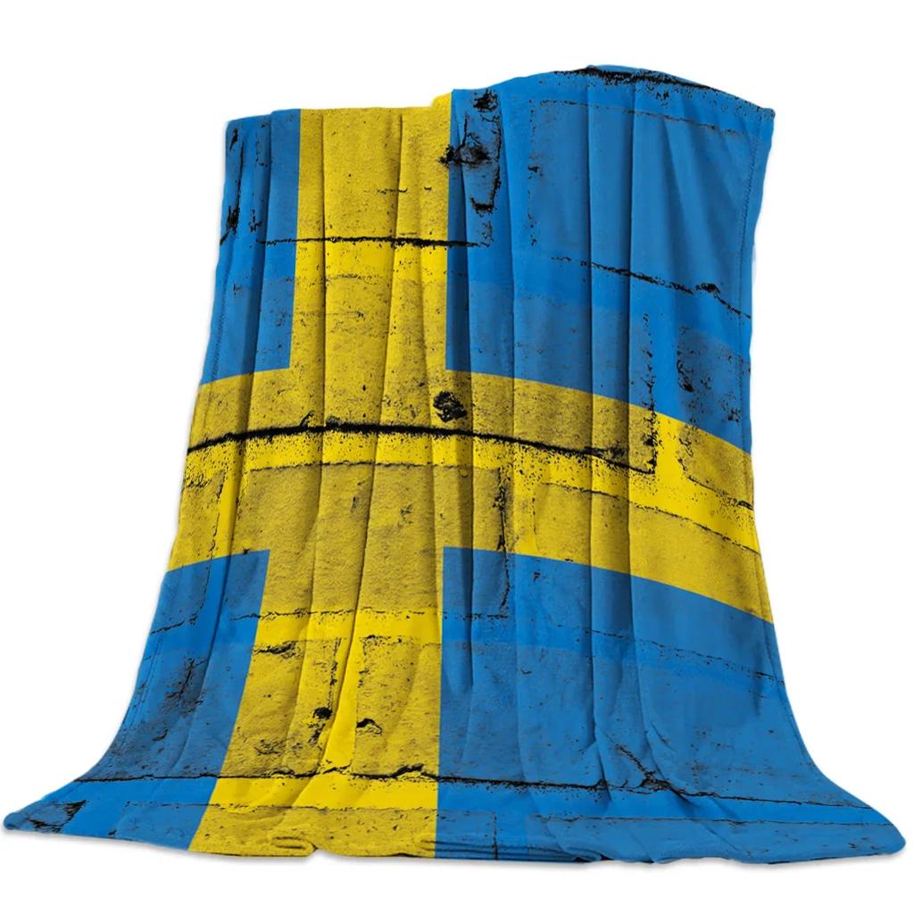 Weiche Warme Korallenfleece Decke Israelische Flagge Winterlaken Tagesdecke Sofa Überwurf Leichte Dünne Flanelldecken