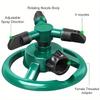 360 Degree Rotating Sprinkler, Courtyard Lawn Small Disc Sprinkler, Three Pronged Rotatable Plastic Large-area Sprinkler