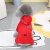 Reflective Four-Legged Cotton Dog Coat for Autumn and Winter Sports