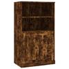 VidaXL Highboard Smoked Oak 60x35.5x103.5 Cm Engineered Wood 816317
