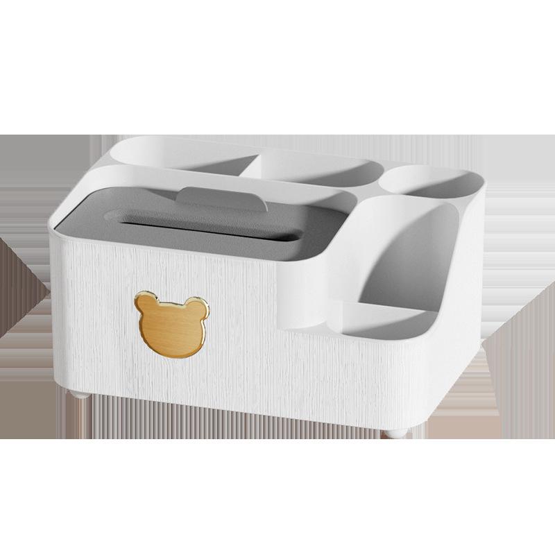 Multifunctional Cartoon Bear Tissue and Storage Box for Home
