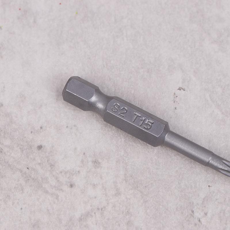 7-teiliges Fünfstern-Hohl-Schraubendreherbit mit Loch S2 Magnetisches Schraubendreherbit-Set Schraubendreherkopf Schraubendreher