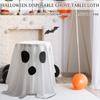 Halloween Disposable Ghost/ Tablecloth Pvc Decoration Layout Round Table Restaurant Bar Atmosphere Cafe Props