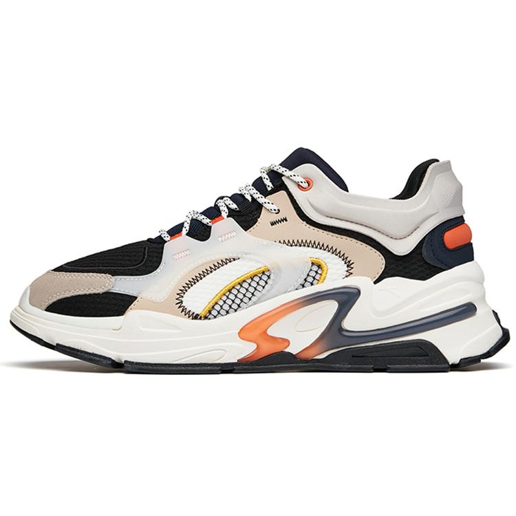 

Anta Wear resistant And Lightweight Low top Casual Shoes Men s White Gray Black 112148890-4 40.5