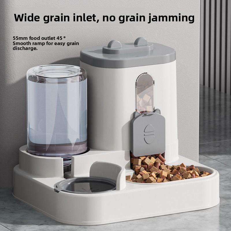 Katzenwasserspender, Hunde Haustier Futterautomat, Wasserspender, Trinknapf, Nachfüllbarer Katzennapf