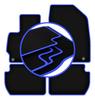 CARLUX-BLUE Car Mats For: Mitsubishi Outlander II Crossover (2006-2013)