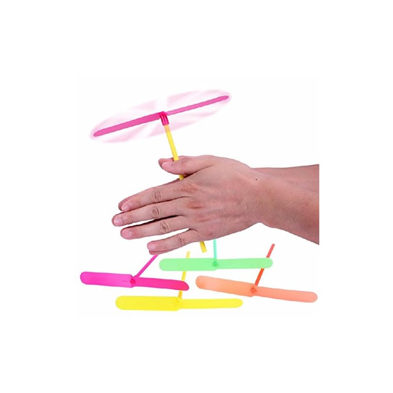 Since both the shaft and wings are made of plastic, it's not a bamboo dragonfly, but a plastic dragonfly. 5-piece set (colors are random) Audiofan