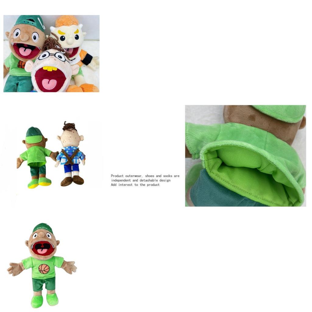 Jeff Plush Toy Puppet For Parent-child Interaction Joseph/bernard Schoolmate