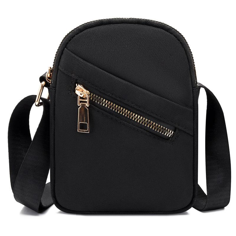 New Large-capacity Mobile Phone Bag Shoulder Bag Messenger Bag Fashionable and Simple Casual Nylon Bag Women