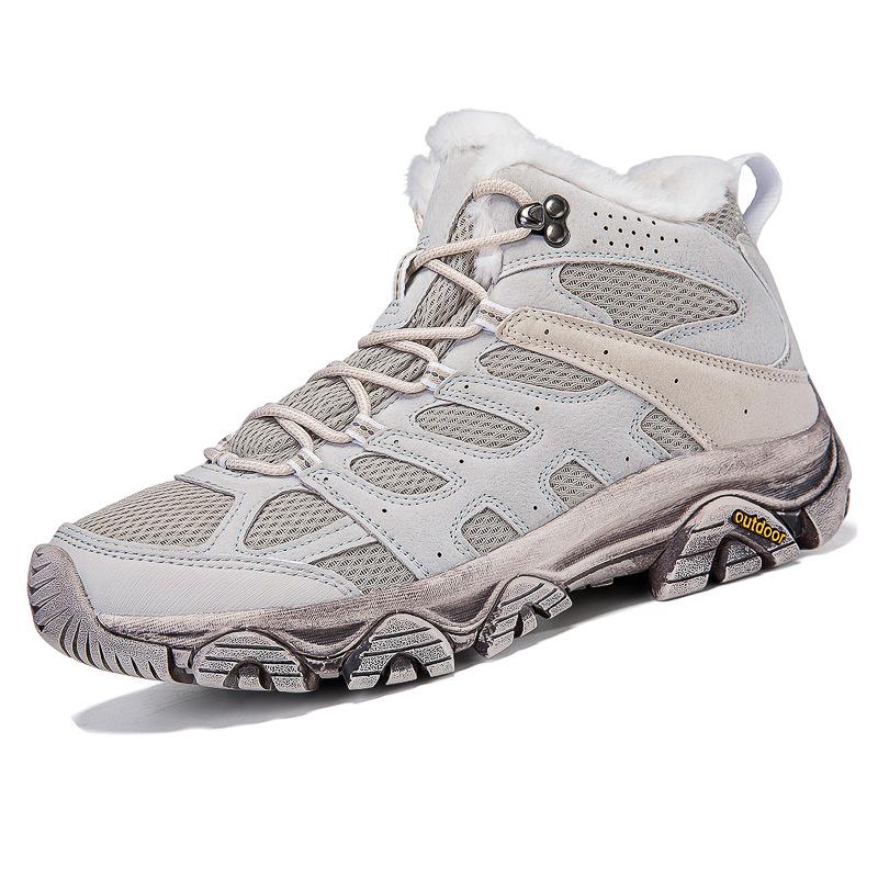Snow boots Outdoor velvet warm comfortable hiking shoes Mountain climbing Off-road climbing 36
