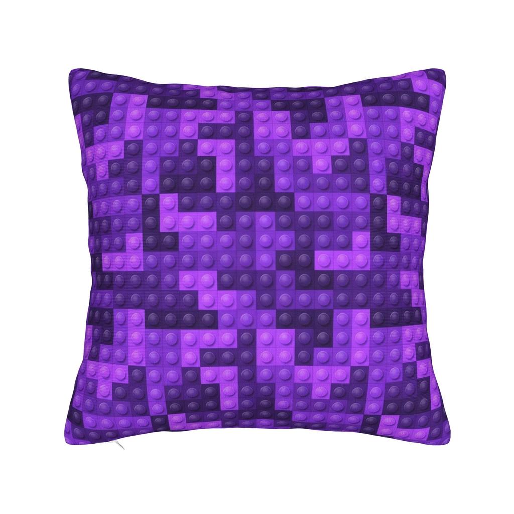 Rainbow Building Blocks Pattern Pillow Cover Soft Cushion Cover Morden Pillow Case For Living Room Bed Chair