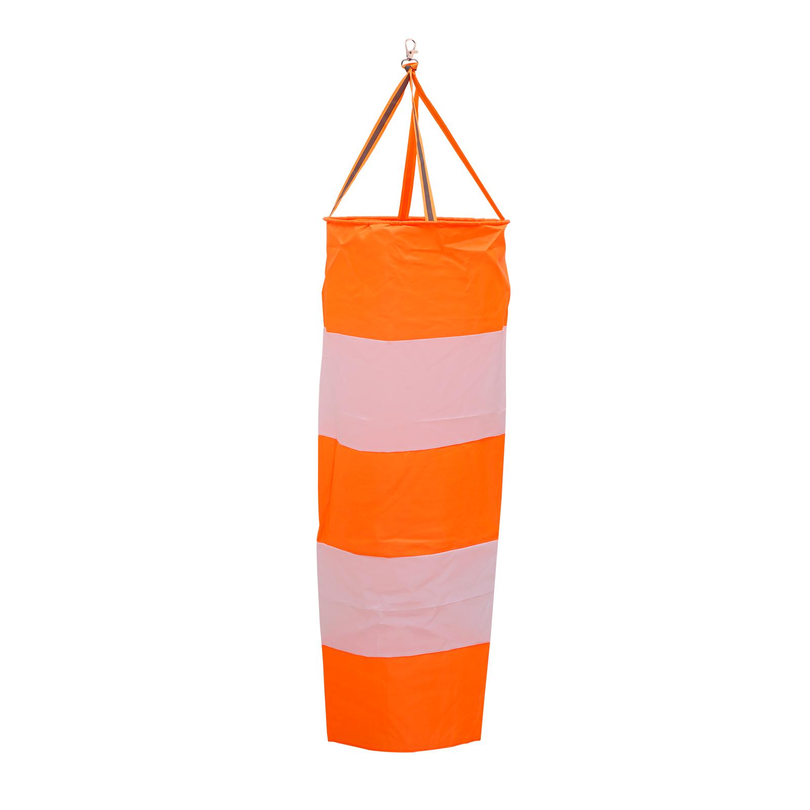 Outdoor Windsock with Reflective Belt 60/80/100cm Heavy Duty Airport Aviation Yard Farm Wind Direction Measurement Sock Bag 1Pc 60cm