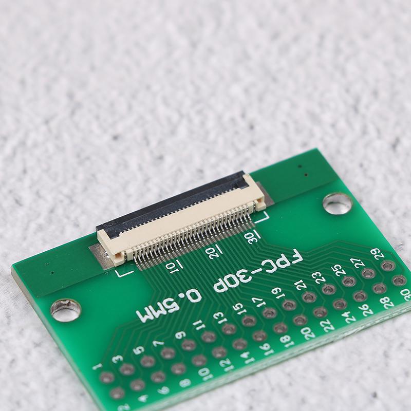 1ks 30pinový 0,5mm Ffc Fpc To 30P Dip 2,54Mm PCB adaptér desky převodníku