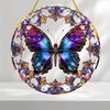 2D Flat Acrylic Hummingbird and Flower Decoration, No Need for Batteries/electricity, Unique Indoor/outdoor Decoration, Multi-purpose Traditi