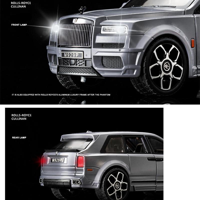1/20 Scale Cullinan Alloy Luxury Model Car Diecasts Metal Toy, Pull Back Vehicle with Sound and Light για παιδιά Συλλογή δώρων για ενήλικες