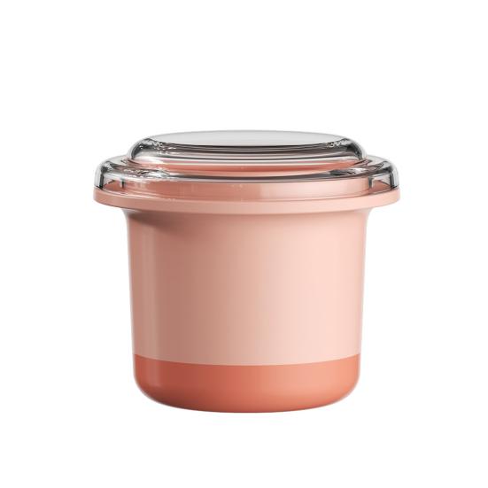 Ice Cube Mold with Lid Ball Maker Reusable Ice Large Flexible Ice Tray for Cocktails розовый