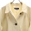 Denim&Co Old Stainless collar coat off white Women Used
