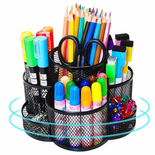 YAJNAS Bileder Metal Stationery Items Organizer for Office and Home Table Top Pen Pencil Holder | Desk Organiser Or Stud