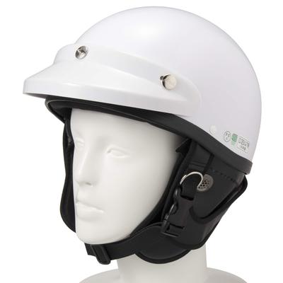 SANADA MACH A-2 Helmet for Motorcycles Up To 125cc, White, Free Size (57-60cm)