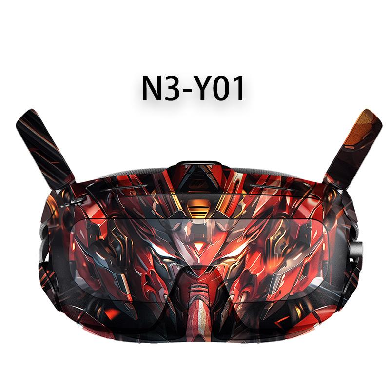 ПВХ наклейка для очков DJI Neo Flight N3, красочная защитная пленка от царапин для для для очков DJI N3, аксессуары